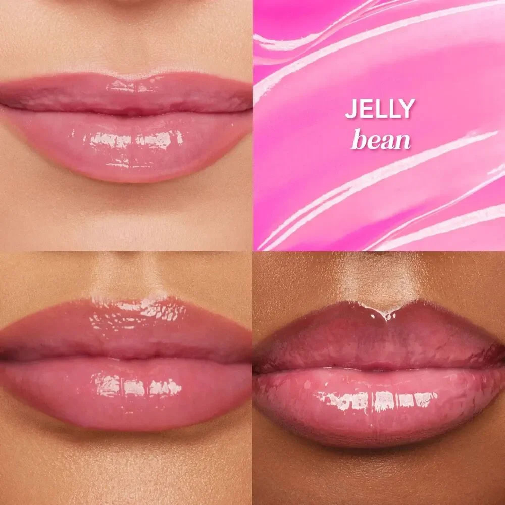 Polite Society Polite Pout Glossy Lip Balm Jelly Bean Pink Gloss 0.5 oz NIB